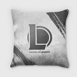 Подушка квадратная League of Legends - white gradient, цвет: 3D-принт