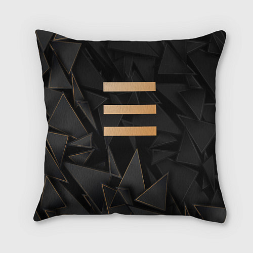 Подушка квадратная OneRepublic golden poly / 3D-принт – фото 1