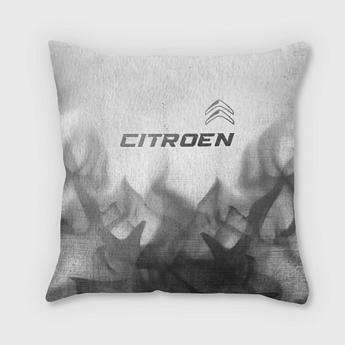 Подушка квадратная Citroen - white gradient посередине / 3D-принт – фото 1