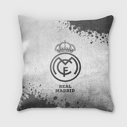 Подушка квадратная Real Madrid - white gradient