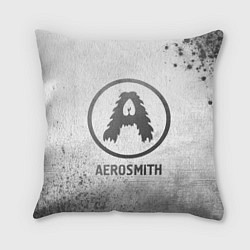 Подушка квадратная Aerosmith - white gradient
