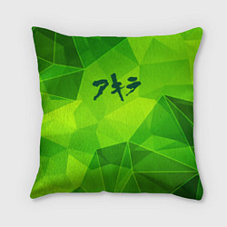 Подушка квадратная Akira green poly