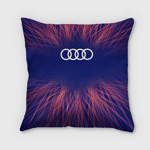 Подушка квадратная Audi red energy / 3D-принт – фото 1