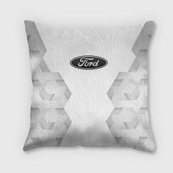 Подушка квадратная Ford white poly