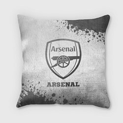 Подушка квадратная Arsenal - white gradient