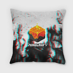 Подушка квадратная Minecraft glitch, цвет: 3D-принт