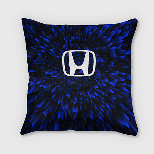 Подушка квадратная Honda blue energy / 3D-принт – фото 1
