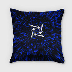 Подушка квадратная Metallica blue energy