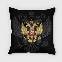 Подушка квадратная Российский герб, цвет: 3D-принт