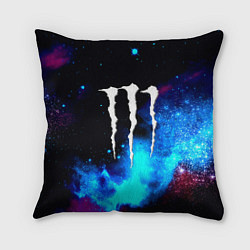 Подушка квадратная Monster energy космос