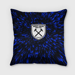 Подушка квадратная West Ham blue energy