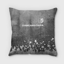 Подушка квадратная Danganronpa - grey gradient посередине, цвет: 3D-принт