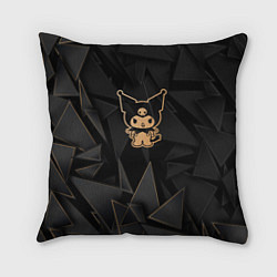 Подушка квадратная Kuromi golden poly