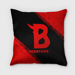Подушка квадратная Beastars - red gradient