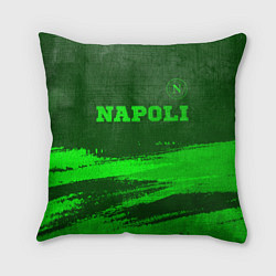 Подушка квадратная Napoli - green gradient посередине, цвет: 3D-принт