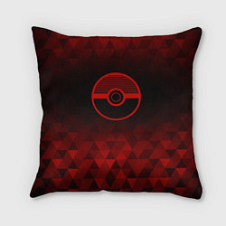 Подушка квадратная Pokemon red poly