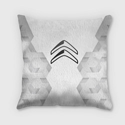 Подушка квадратная Citroen white poly