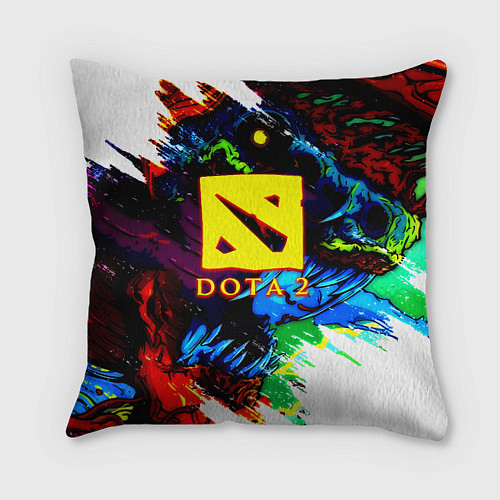 Подушка квадратная Dota monster / 3D-принт – фото 1