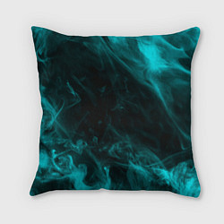 Подушка квадратная Neon smoke, цвет: 3D-принт