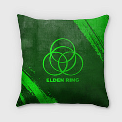 Подушка квадратная Elden Ring - green gradient