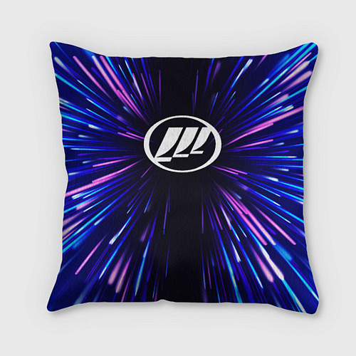 Подушка квадратная Lifan neon energy / 3D-принт – фото 1