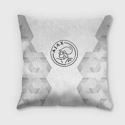 Подушка квадратная Ajax white poly
