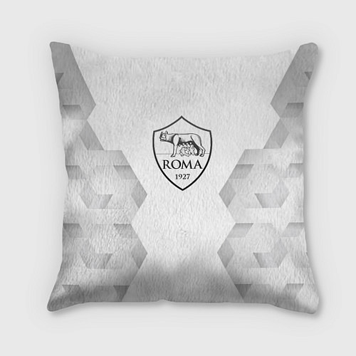 Подушка квадратная Roma white poly / 3D-принт – фото 1