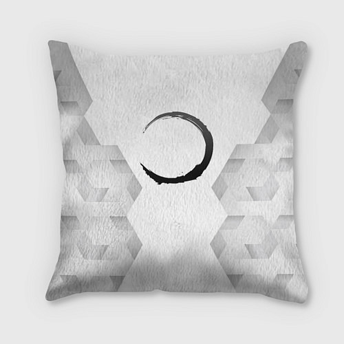 Подушка квадратная Demon Slayer white poly / 3D-принт – фото 1