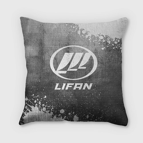 Подушка квадратная Lifan - grey gradient / 3D-принт – фото 1