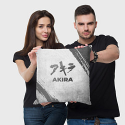 Подушка квадратная Akira - white gradient, цвет: 3D-принт — фото 2