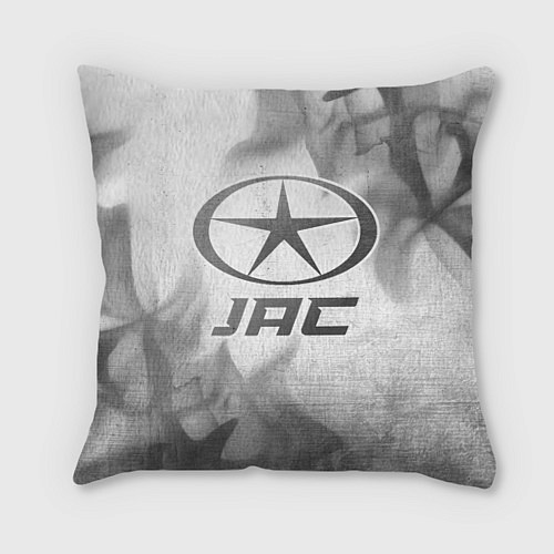 Подушка квадратная JAC - white gradient / 3D-принт – фото 1