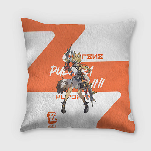 Подушка квадратная Пульхра Феллини - ZZZ / 3D-принт – фото 1