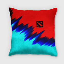 Подушка квадратная Dota краски, цвет: 3D-принт