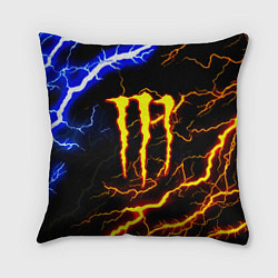 Подушка квадратная Monster energy шторм