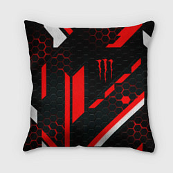 Подушка квадратная Monster energy sport geometry