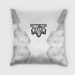 Подушка квадратная GTA white poly