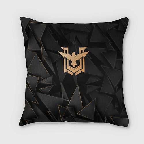 Подушка квадратная Free Fire golden poly / 3D-принт – фото 1