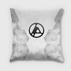 Подушка квадратная Linkin Park 2024 white poly