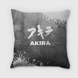 Подушка квадратная Akira - grey gradient, цвет: 3D-принт