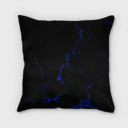 Подушка квадратная Color black blue