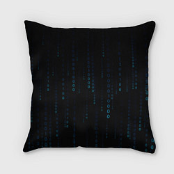 Подушка квадратная Color black blue