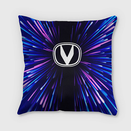 Подушка квадратная Changan neon energy / 3D-принт – фото 1