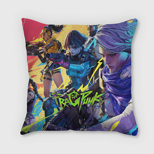 Подушка квадратная This is fragpunk / 3D-принт – фото 1