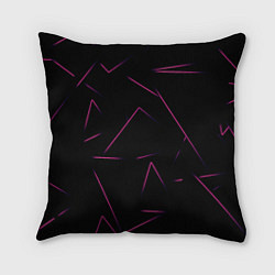 Подушка квадратная Color pink line, цвет: 3D-принт