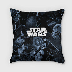 Подушка квадратная Star wars персонажи из звездных войн