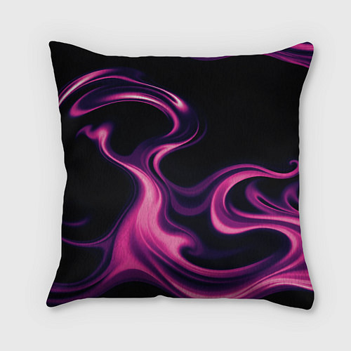 Подушка квадратная Color pink smoke / 3D-принт – фото 1