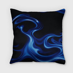 Подушка квадратная Color blue smoke