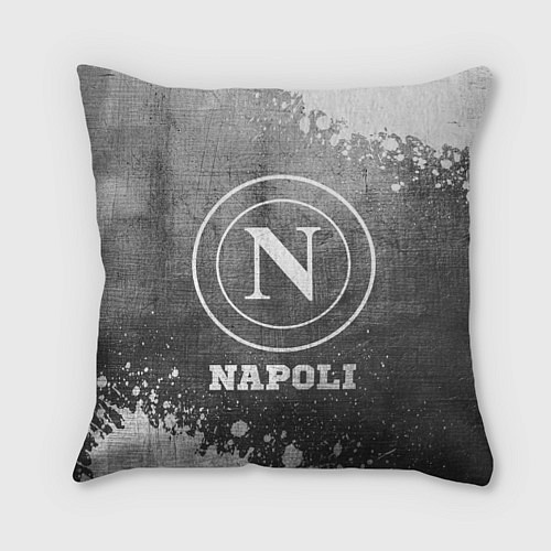 Подушка квадратная Napoli - grey gradient / 3D-принт – фото 1