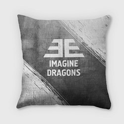 Подушка квадратная Imagine Dragons - grey gradient