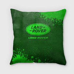 Подушка квадратная Land Rover - green gradient
